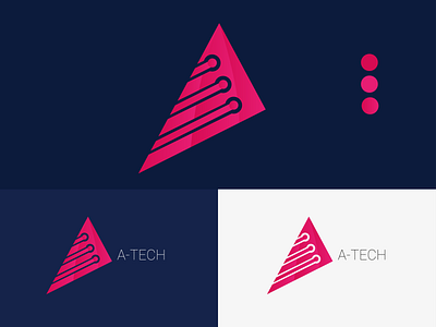 Modern A Letter Logo Design.