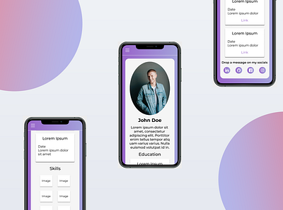 Portfolio Design design figma ui uiux