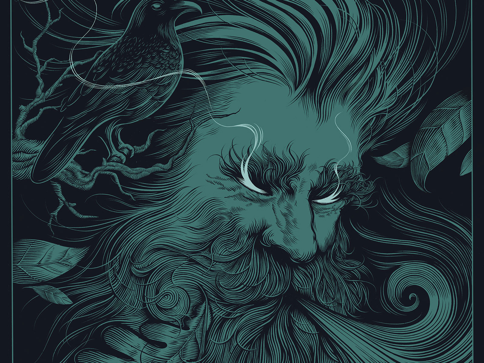 Old Man Winter Art Print by Chad Patterson on Dribbble
