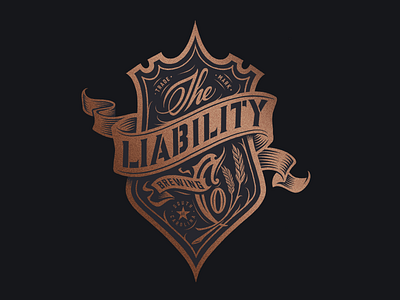 Liability Brewing Company Crest Design