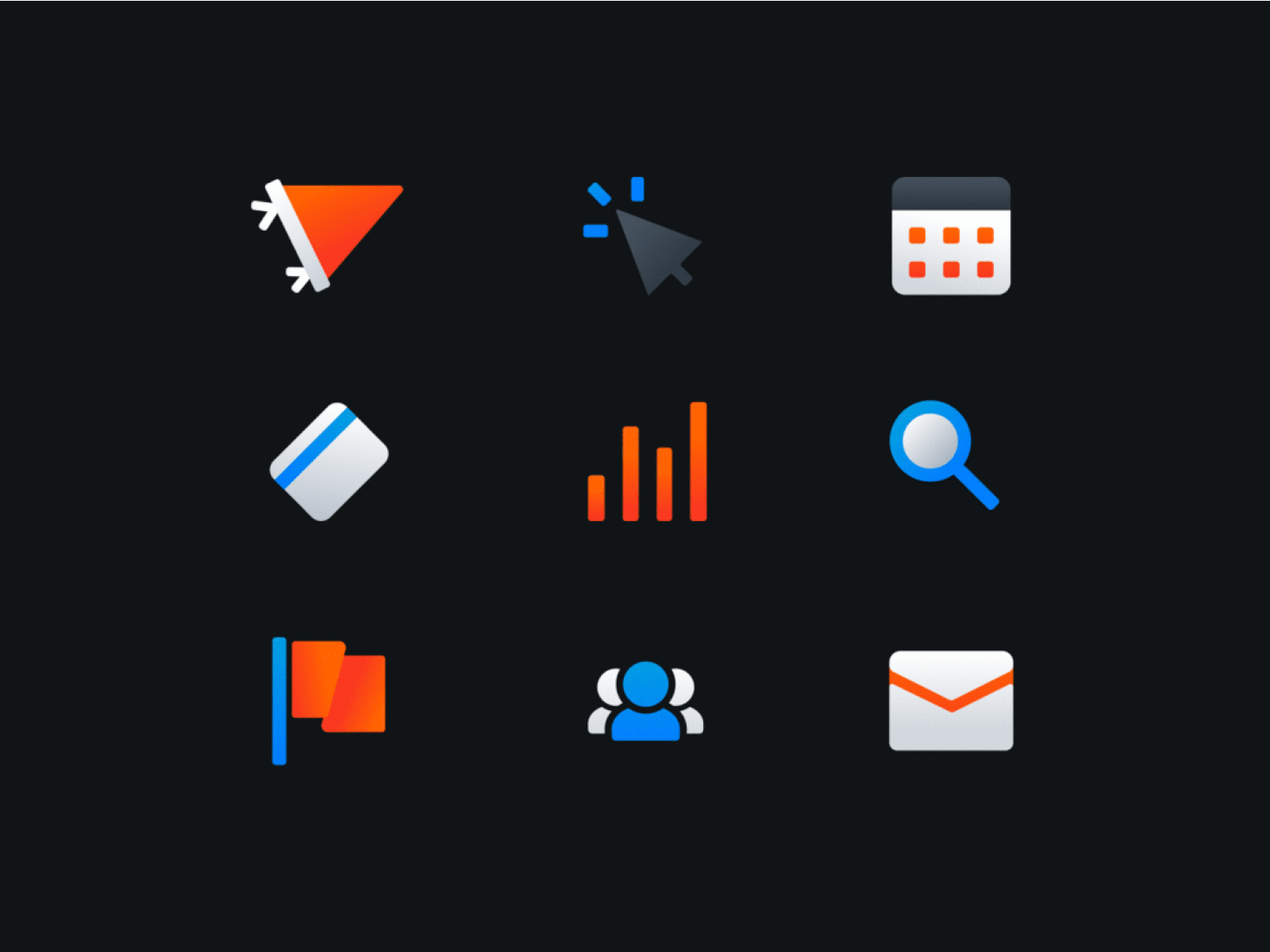 Dashboard Icons by Allie Ward for Hudl on Dribbble