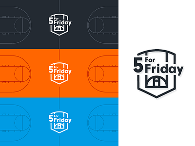 Hudl 5 for Friday Mark 5 badge basketball blue branding court crest hudl icon logo orange sports