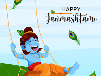 Happy janmashtam by creative hatti on Dribbble