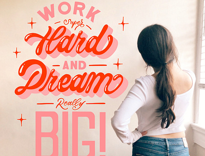 Dream Big art calligraphy design hand lettering handlettered handlettering lettering letters type typography