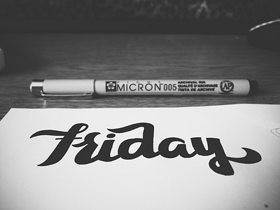 Friday Lettering hand lettering handlettered letters