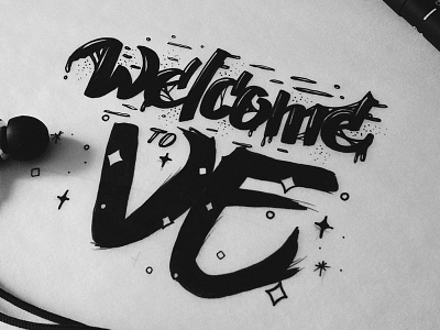 Welcome to Ve art design handlettering lettering letters type typography