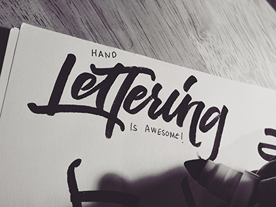 "Lettering"