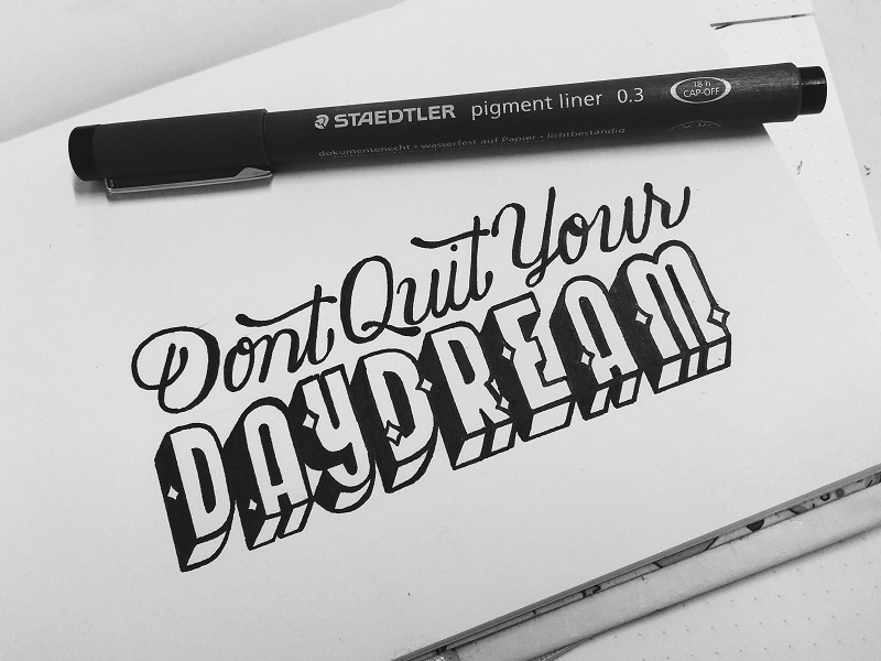 Quote handwritten handlettering lettering brush lettering