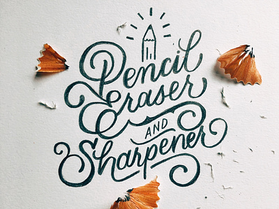 Handlettering with a Pencil! art calligraphy design graphic design handlettered handlettering handwritten illustration lettering letters quote type typography