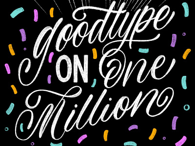 Congrats to Goodtype art brush lettering calligraphy design hand lettering handlettered handlettering handwritten illustration lettering letters type typography
