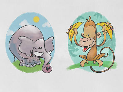 Animal illustrations! animals illustrations procreate