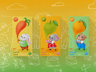 Concept design for Juice packaging