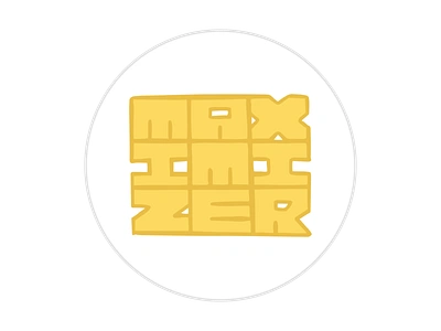 Maximizer 34 clifton design dribbble hello icon logo space sticker sticker design strategic strengths vector