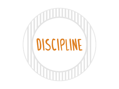 Discipline 34 clifton design discipline dribbble hello icon logo space sticker sticker design strategic strengths type typography vector