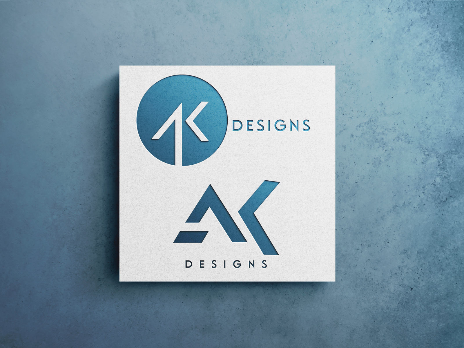 AK DESIGNS LOGO by Muhammad Mohsin on Dribbble