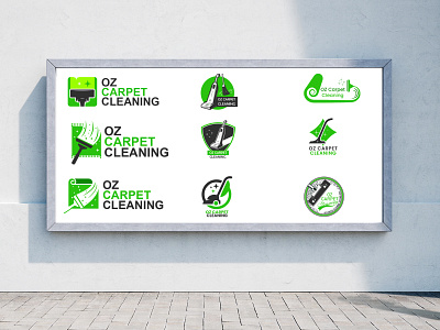 OZ CARPET CLEANING LOGO branding design graphic design illustration logo ui ux web design web development wordpress