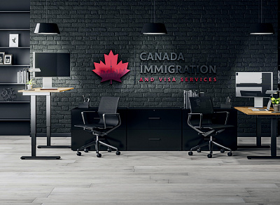 Canadian Immigration Visa LOGO branding design graphic design illustration logo ui ux web design web development wordpress