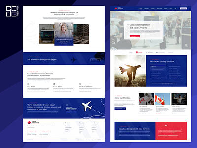 Canadian Immigration Visa Website Design