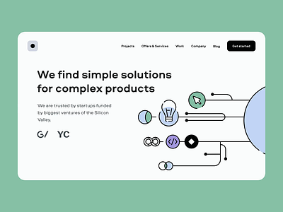 Web design – simple solutions for complex products animation design illustration ui ux vector web