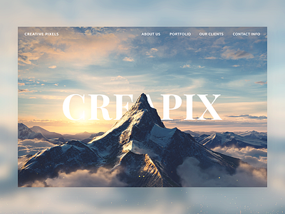 CREAPIX - Creative Pixels amazing awesome colors design lending ui ux web