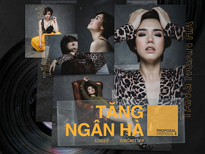TANG NGAN HA - PROPOSAL key visual proposal proposal design saigon singer typography vietnam