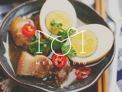 MeoStudio Branding (Final) branding camera culinary hanoi logo modern monogram monoline studio vietnam