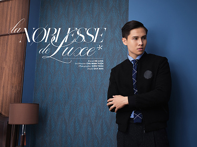 La Noblesse de Luxe fashion hanoi haute couture high end luxury nobility noblesse photography typography vietnam