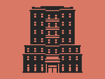 Pre-War Apartment Building Icon