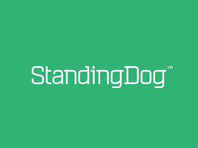 Standing Dog™ Logotype logo logotype