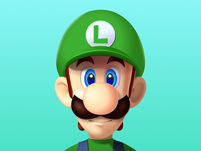 Luigi design figma illustration luigi mario vector
