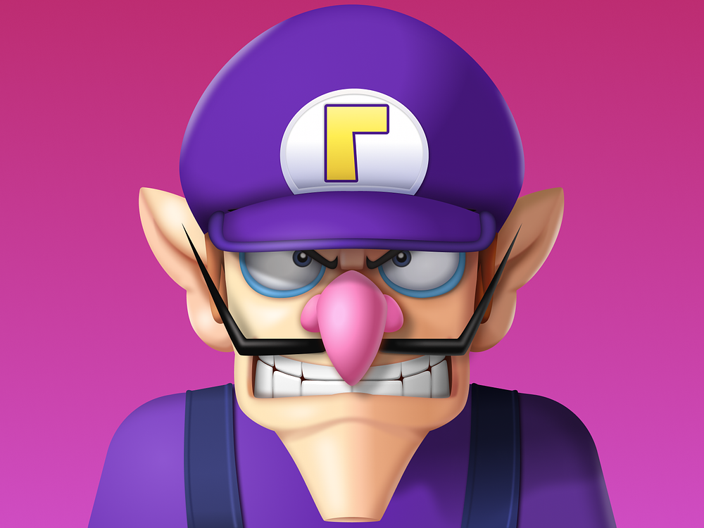 Waluigi by Joey Lamelas on Dribbble