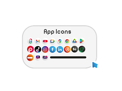 App Icon Pack ( #1 Icon Pack FOR ME ) branding gradient graphic design icons logo professional ui vector