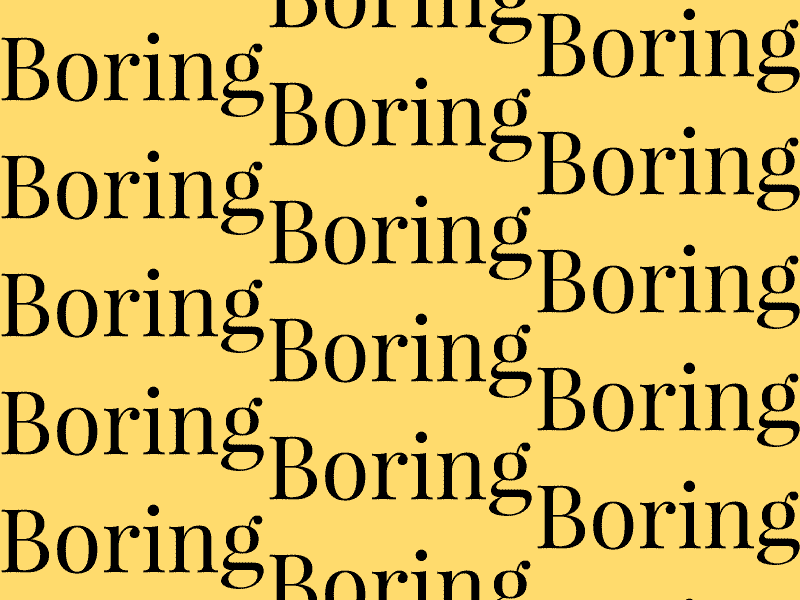 Boring scrolling animation gif layout motion scroll serif typography