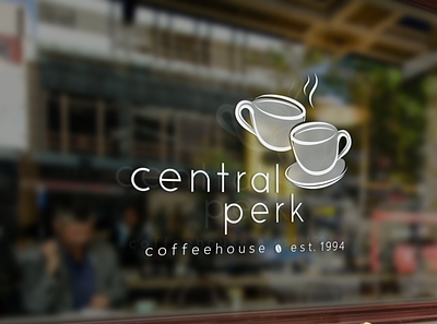 Central Perk | Brand Redesign branding central perk design friends identidade visual illustrator logo rebranding redesign tv show visual branding