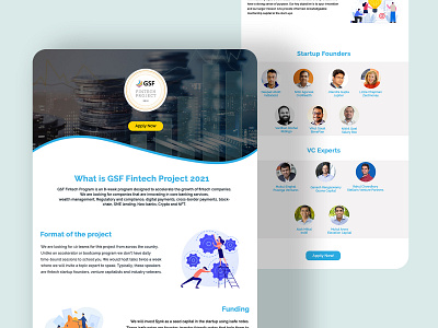 Landing Page Design branding graphic design ui