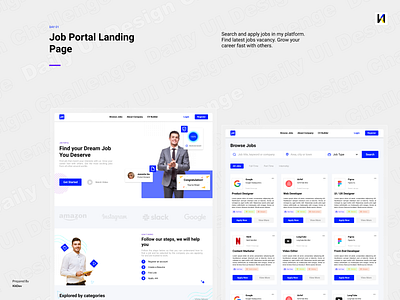 Job Portal Landing Page