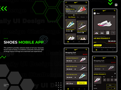 Shoes Mobile App Design app ui design e commerce futuristic mobile app design next level shoes shoes mobile app ui web design