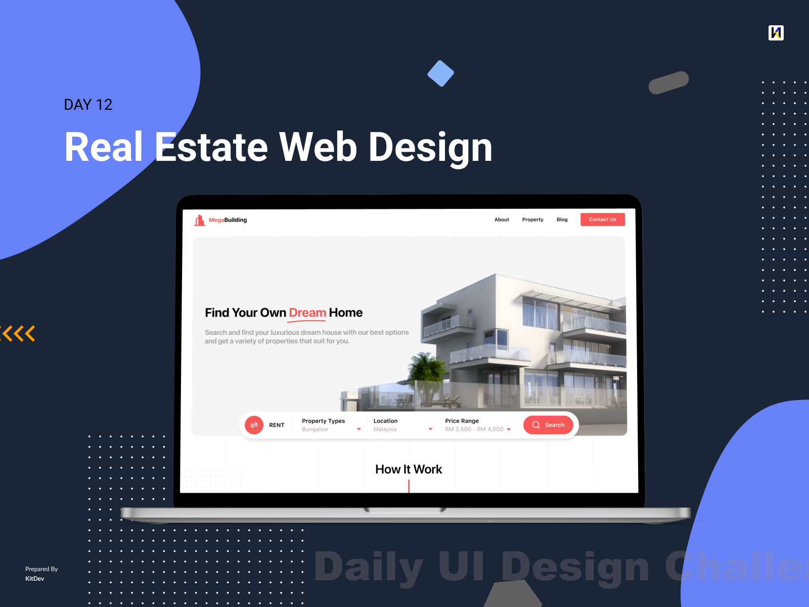 Real Estate Web Design by KitDev on Dribbble
