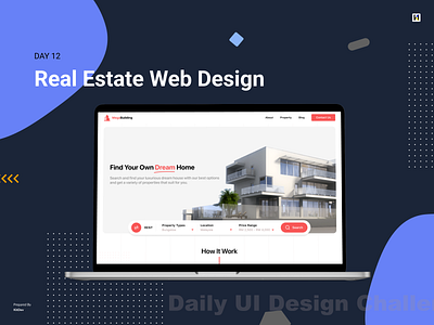 Real Estate Web Design apartment dailyui house layout design property real estate real estate website design ui web design