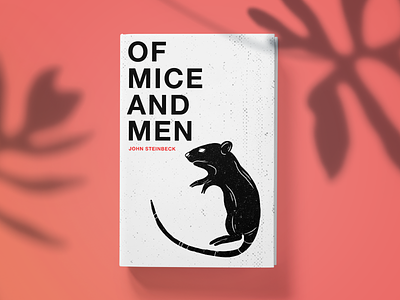 Of Mice and Men Book Cover Design art direction book book cover book cover design brand identity brand strategy branding cover design identity illustration illustrator john steinbeck mice of mice and men package package design packaging redesign typography