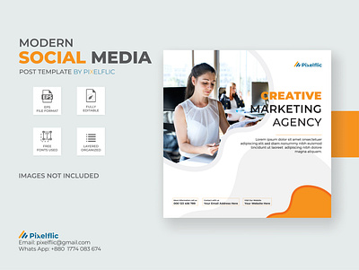 Social Media Post Design Template | Flyer Design Vector ads advertisement design banner design branding business flyer design facebook post flyer design graphic design illustration logo poster design social media post square flyer vector