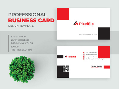 Professional Business Card Design Template ads advertisement design branding business card business flyer card design graphic design illustration logo vector visiting card