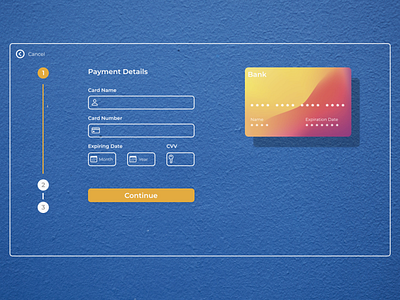 Daily UI 002 - Credit Card Checkout