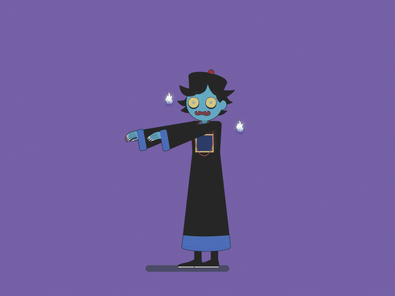 Jiangshi animation chinese vampire jiangshi vector