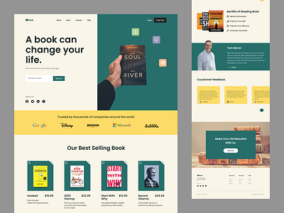 Online Book Store Landing Page