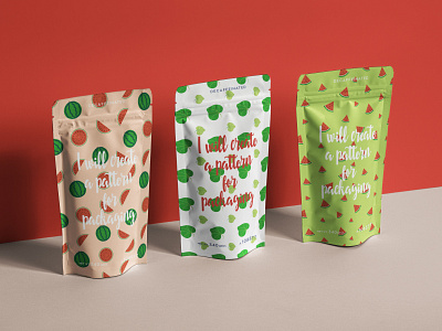Pattern for packaging design illustration package packaging pattern vector watermelon паттерн