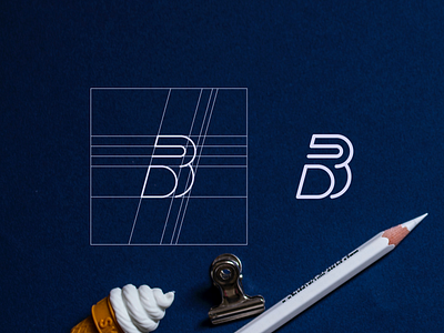 BD MONOGRAM CONCEPT LOGO app branding design icon illustration logo typography vector