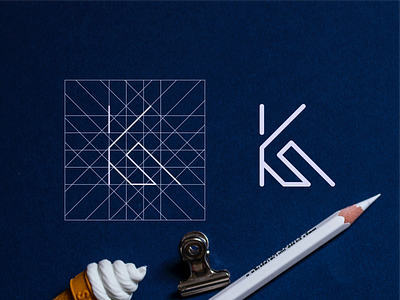 KS MONOGRAM CONCEPT LOGO