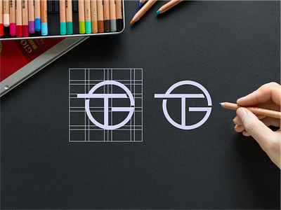 TG MONOGRAM CONCEPT LOGO app branding design icon illustration logo typography vector