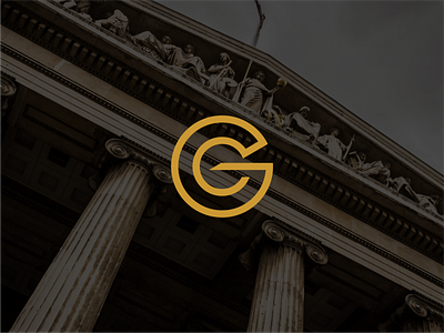 GC monogram concept logo